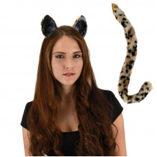 Cheetah Ears & Tail Set