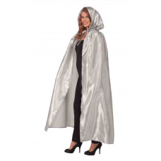 Hooded Silver Cape