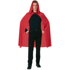 45" Red Hooded Cape
