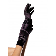 Satin Wrist Length Gloves