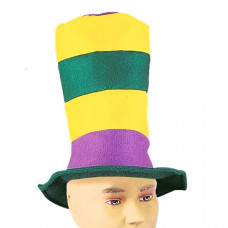 Mardi Gras Tall Hat
