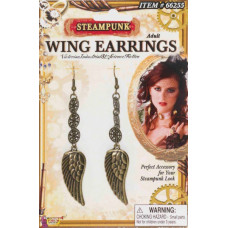 Steampunk Wing Earrings