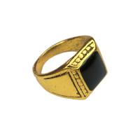Gold Square Ring 