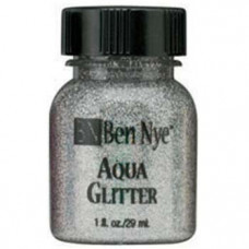 Aqua Glitter - Silver