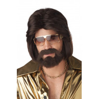 Sexy 70's Man Wig, Beard & Mustache