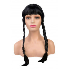 Pigtail Wig with Bangs